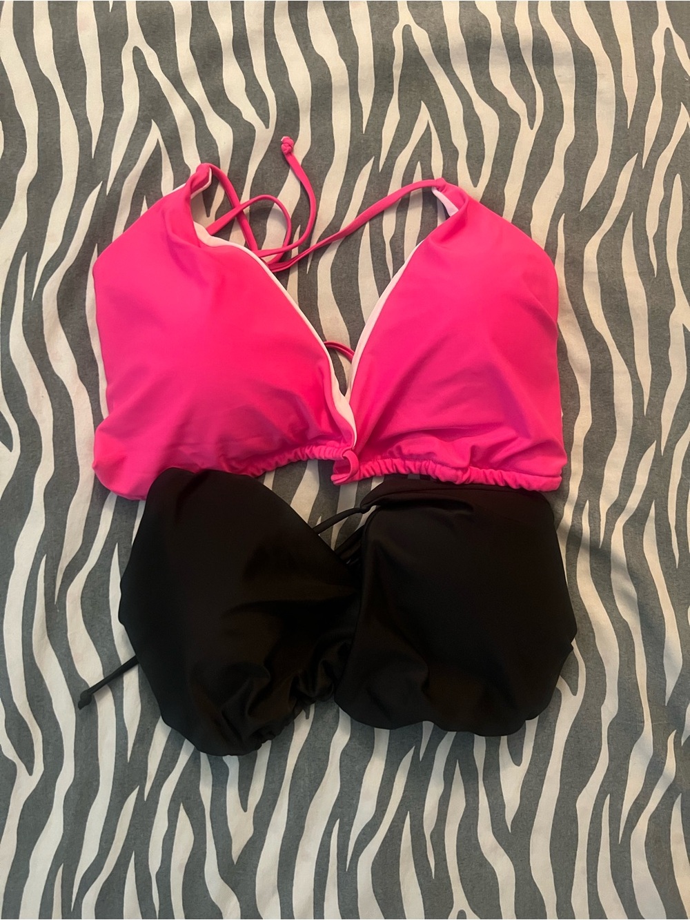 Pink and Black Bikini Top Bundle | New & Never Worn